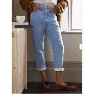 BODEN Barrel Leg Jeans Womens 4 Light Vintage Blue EXCELLENT